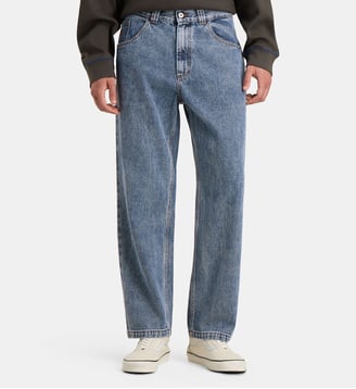 Jean 93! en denim de coton - Polar Skateboard - Bleu jean