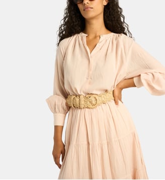 Chemise droite Tea - Petite Mendigote - Poudre