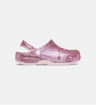 Mules Classic Chunky Glitter - Crocs - Rose foncé