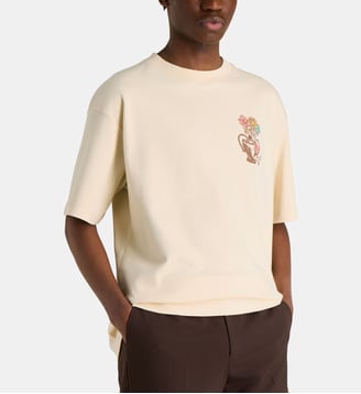 T-shirt Vase Havana coton  - Drôle De Monsieur - Sand
