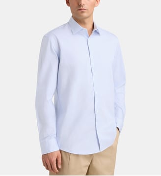 Chemise droite HSRRAE rayures sans repassage coton bio
- Galeries Lafayette - Bleu clair