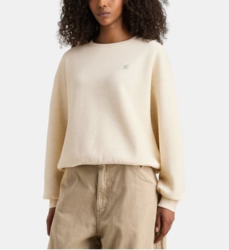 Sweat Lucky Everyday coton - By Bar Amsterdam - Beige clair