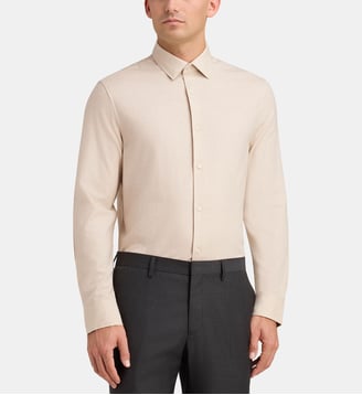 Chemise Hcaf coton bio - Galeries Lafayette - Beige