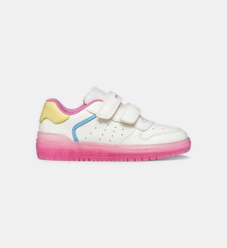 Baskets basses Washiba - Geox - Blanc et rose