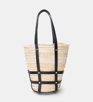 Sac panier Basket M - Mercules - Beige et noir