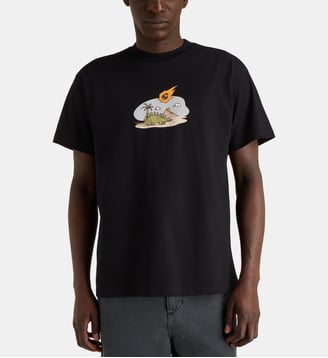 T-shirt droit Impact motif dinosaure en coton bio - Carhartt WIP - Noir