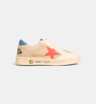 Baskets basses Ball Star New suède effet usé - Golden Goose - Multicolore