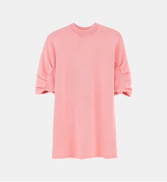 Robe sweat Fariba courte coton mélangé - Bellerose - Rose