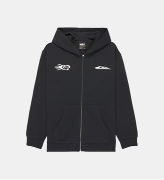 Sweat droit signature - Quiksilver - Noir