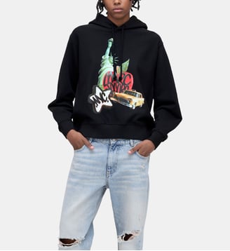 Sweat-shirt à capuche The City Hoodie New York - Marc Jacobs - Noir