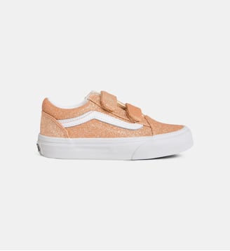 Baskets basses Old Skool V pailletées - Vans - Abricot doré