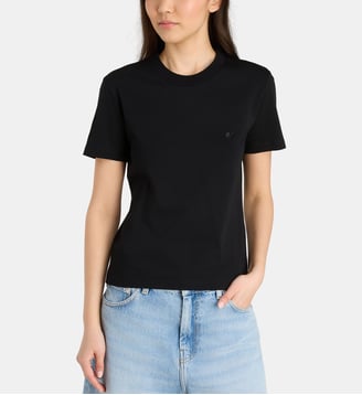 T-shirt droit et court W'S/S Luca coton bio - Carhartt WIP - Noir