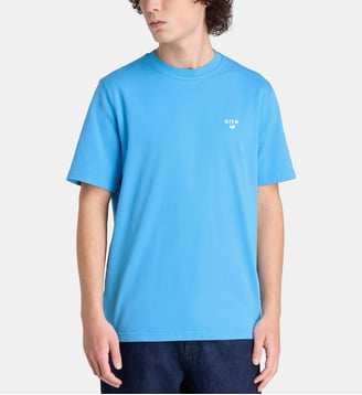 T-shirt oversize logo cœur en coton - Arte - Bleu