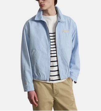 Veste Ralph Big droite en coton signature - Polo Ralph Lauren - Bleu clair