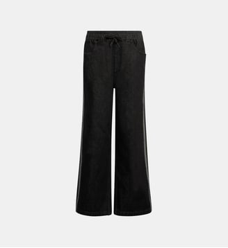Pantalon de jogging ample effet denim - Adidas Originals - Noir