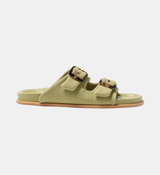 Sandales plates Izia - Eres - Kaki