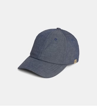 Casquette logo effet chambray - Woolrich - Chambray