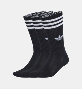 Lot de 3 paires de chaussettes classiques signature - Adidas Originals - Noir