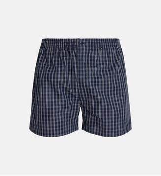 Caleçon Dosca suspensoir coton - Galeries Lafayette - Bleu marine