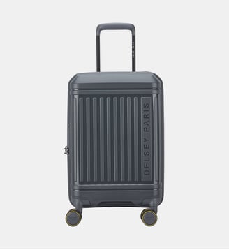 Valise cabine extensible rigide Lutece 4R 55 cm - Delsey Paris - Gris anthracite