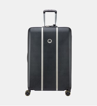 Valise rigide Cadence 4R 76 cm - Delsey Paris - Noir et argent