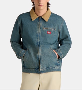 Veste denim droite Painter - Dickies - Bleu jean délavé