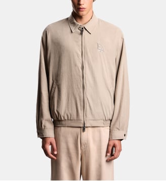Blouson droit finition mate signature - Emporio Armani - Beige