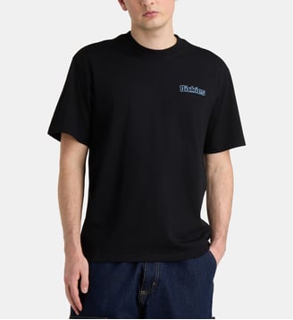 T-shirt droit Fairlawn à imprimé signature en coton - Dickies - Noir