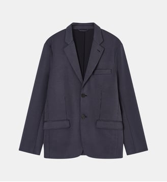 Blazer poches à rabat - Emporio Armani - Noir