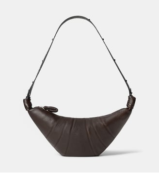 Sac Western Studs Medium Croissant - Lemaire - Chocolat noir