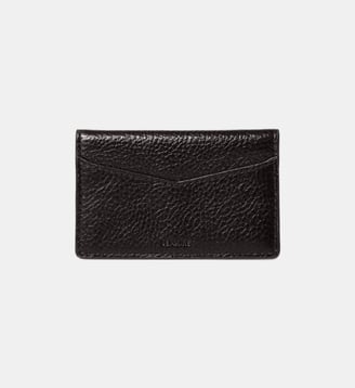 Porte-cartes en cuir signature - Lemaire - Marron foncé