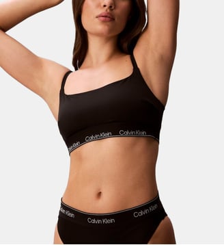 Brassière de bain Icon Logo - Calvin Klein - Noir