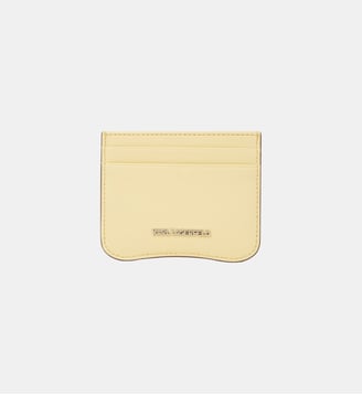 Porte-cartes signature - Karl Lagerfeld - Jaune