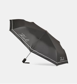 Parapluie K/Signature automatique - Karl Lagerfeld - Black