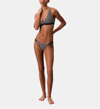 Culotte de bain signature monogrammée - Calvin Klein - Noir