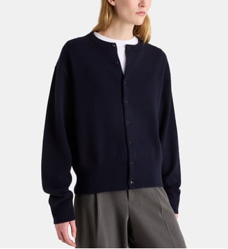Cardigan droit Luce n° 436 cachemire - Extreme Cashmere - Navy
