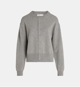 Cardigan droit Luce n° 436 cachemire - Extreme Cashmere - Gris
