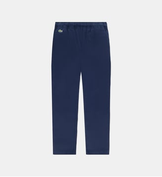 Pantalon droit en coton - Lacoste - Marine