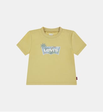 T-shirt High Tide Batwing droit imprimé signature - Levi's Kids - Jaune