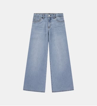 Jean baggy taille haute en coton mélangé - Levi's Kids - Bleu jean clair