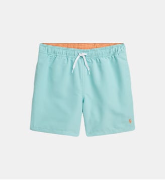 Short de bain Traveler signature - Polo Ralph Lauren - Bleu cyan