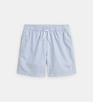 Short de bain Traveler - Polo Ralph Lauren - Bleu et blanc