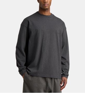 T-shirt manches longues Classic coton  - Fear Of God - Gris foncé