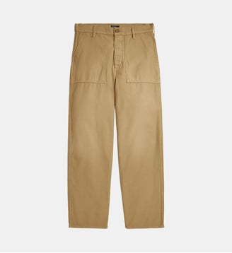 Pantalon droit en coton - Polo Ralph Lauren - Brun