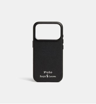 Coque IPhone 17 signature - Polo Ralph Lauren - Noir