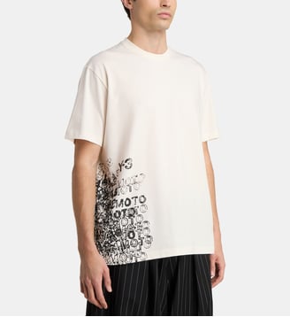 T-shirt oversize signature en coton - Y-3 - Écru