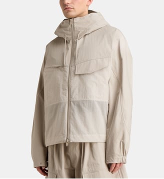Blouson droit HD UT à capuche - Y-3 - Marron clair
