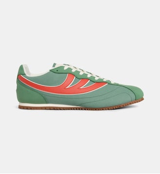 Baskets basses Rise corn - Moea - Vert et rouge