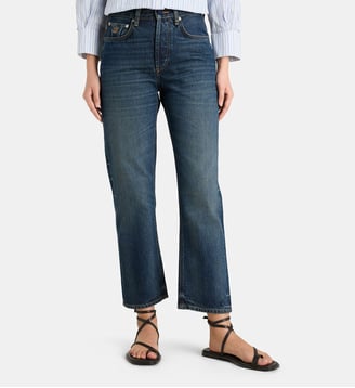 Jean cropped délavé - Laurence Bras - Indigo