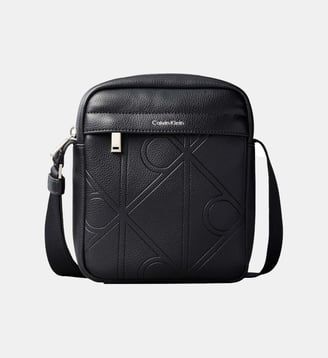 Sacoche Emblem signature - Calvin Klein - Noir